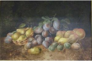 CLAYTON A 1900-1900,A still life of fruit,1879,Charterhouse GB 2015-04-24