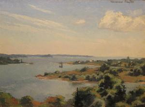 CLAYTON Alexander 1906,VIEW OF THE CHESAPEAKE BAY,Potomack US 2016-06-11