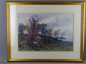 CLAYTON J.W.,Conwy Estuary with sheep to the foreground,Rogers Jones & Co GB 2018-05-29