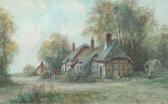 CLAYTON Joseph Hughes 1870-1929,A Warwickshire village,Halls GB 2019-04-03