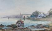 CLAYTON Joseph Hughes 1870-1929,Low Tide, West Anglesey,Woolley & Wallis GB 2008-07-16