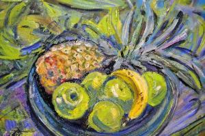 CLELAND Pam,Still Life - Fruit in a Bowl,Theodore Bruce AU 2013-03-13