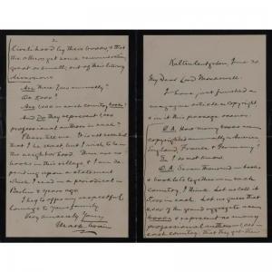 clemens samuel twain mark 1835-1910,autograph letter,Sotheby's GB 2003-06-19