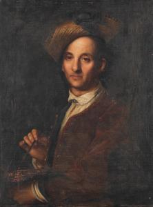 CLEMENS 1700-1800,Selbstbildnis eines Malers mit Palette,Dobiaschofsky CH 2010-11-10
