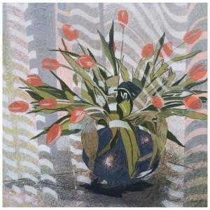 CLEMENT Kathleen 1928,Bouquet de tulipanes,Morton Subastas MX 2021-07-07