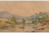 CLEMENTS George Henry 1854-1935,A River Landscape,1884,John Nicholson GB 2015-07-15