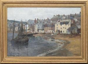 CLEMENTS HASSELL Hilary 1879-1949,ST IVES HARBOUR,McTear's GB 2017-10-11