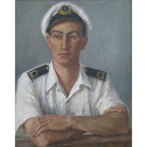 CLEMENTS Vivian A 1900-1900,Portrait of merchant navy third officer Clive ,Dee, Atkinson & Harrison 2012-02-17