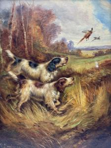 CLEMINSON Robert 1864-1903,Spaniels Flushing Pheasants,David Duggleby Limited GB 2023-12-08