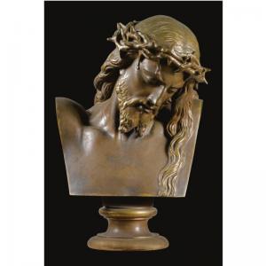CLESINGER Jean Baptiste 1814-1883,A BUST OF CHRIST,1858,Sotheby's GB 2008-11-11