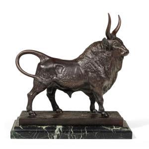 CLESINGER Jean Baptiste 1814-1883,Studio del toro vincitore,Cambi IT 2024-03-28