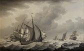 CLEVELEY John I 1712-1777,Dutch shipping in choppy seas,Bonhams GB 2007-10-31