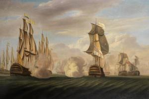 CLEVELEY Robert 1747-1809,The Battle of Cape St. Vincent, 14 February 1797,Bonhams GB 2021-10-06