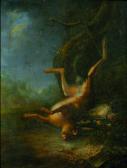 CLEVENBERGH Charles Antoine 1755-1810,Trapped Hare,Skinner US 2007-06-21