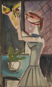 CLIFFE Henry 1919-1983,Woman with flowers,Rosebery's GB 2024-03-12