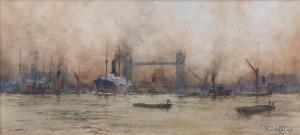 CLIFFORD Frank,The gateway to London - Evening departure from Til,1917,Tennant's 2021-09-18