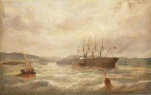 CLIFFORD Henry,'atlantic cable expedition' july 28 1866, s.s. gt.,1852,Sotheby's 2004-09-14