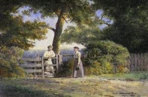 CLIFFORD Henry 1821-1905,"At the Gate,1899,Rosebery's GB 2011-12-13