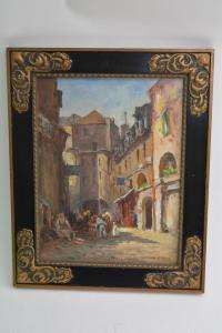 CLIFFORD Henry Charles 1861-1947,continental street scene,Stacey GB 2016-03-21