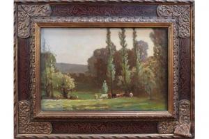CLIFFORD Henry Charles 1861-1947,Evening Effect under the Downs,Tooveys Auction GB 2015-06-17