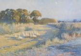 CLIFFORD Henry Percy 1898-1938,Rural scene with geese,Golding Young & Mawer GB 2018-05-23
