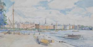 CLIFFORD May 1800-1900,view of Stockholm,20th century,Burstow and Hewett GB 2011-12-14