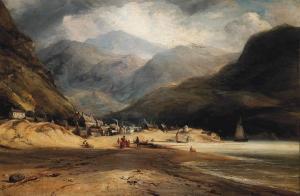 CLINT Alfred 1807-1883,A highland village,Christie's GB 2013-03-13