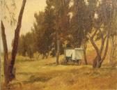 Clinton Conner Albert 1848-1929,A wagon among a grove of trees,Bonhams GB 2007-12-16