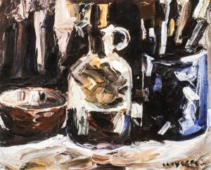 Clivette Merton 1868-1931,Still Life with Jug and Bowl,Weschler's US 2017-11-07