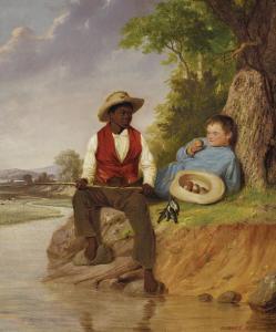 CLONNEY James Goodwyn 1812-1867,Boy Fishing,1845,Christie's GB 2019-11-20