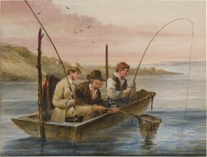 CLONNEY James Goodwyn 1812-1867,Fishing on the Hudson,1847,Sotheby's GB 2022-05-24