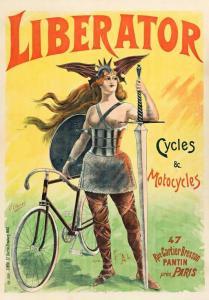 CLOUET Émile 1800-1900,LIBERATOR / CYCLES & MOTOCYCLES,c. 1899,Swann Galleries US 2021-02-18