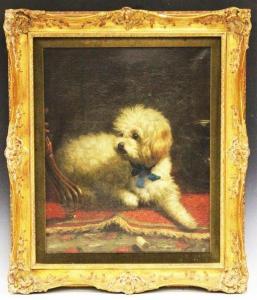 CLOUGH George Lafayette 1824-1901,Portrait of Dog,Slawinski US 2020-05-25