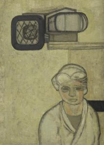 CLOUGH Prunella 1919-1999,Woman by Ventilator,1954,Christie's GB 2024-03-21