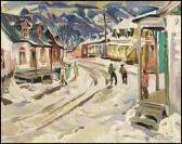 CLOUTIER Albert Edward 1902-1965,Village,Heffel CA 2013-06-27