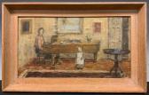 CLUTTON BROCK Alan 1904-1976,At the Piano,Bamfords Auctioneers and Valuers GB 2021-11-19