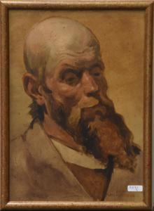 CLUYSENAAR Alfred Jean Andre 1837-1902,Portrait d'homme,Rops BE 2020-08-23