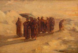 CLUYSENAAR Alfred Jean Andre 1837-1902,Procession de moines,Millon & Associés FR 2021-06-20