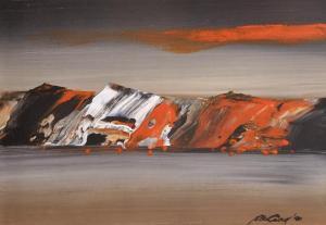 COAD PETER 1947,Night Sky, Coorong,Elder Fine Art AU 2017-03-26