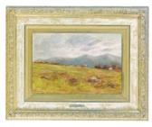 COAST Oscar Regan 1851-1931,A sprawling landscape with mountains beyond,Christie's GB 2009-03-04