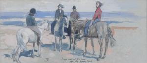 COATES Tom 1941-2023,Day out at the sea for the Pony Club,Lacy Scott & Knight GB 2024-03-15