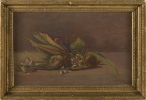 COBB Darius 1834-1919,Still life with chestnuts,Eldred's US 2018-05-19