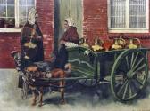 COBB M.K,Dog cart with two standing women behind,Canterbury Auction GB 2013-12-06