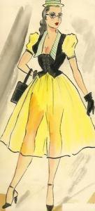 COBB Ronald 1907-1977,An original costume design for a Murray's Cabaret ,1950,Bonhams GB 2021-02-23