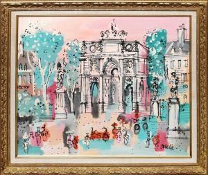 COBELLE Charles 1902-1994,Arc de Triomphe du Carousel 7,1960,Ro Gallery US 2024-02-07