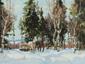 COBURN Frederick Simpson 1871-1960,A Fresh Winter's Day,Walker's CA 2013-06-05