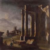 COCCORANTE Leonardo 1680-1750,Paesaggio con rovine eviandanti,Finarte IT 2010-12-18