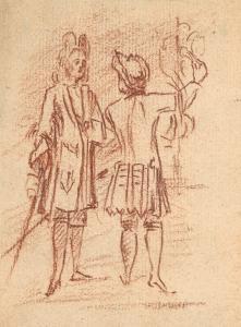 COCHIN Charles Nicolas II 1715-1790,La visite d'un gentilho,Artcurial | Briest - Poulain - F. Tajan 2023-09-26