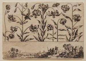COCHIN Nicolas 1610-1686,LIVRE NOUVEAU DE FLEURS TRES UTIL POUR L'ART D'ORF,Lawrences GB 2019-10-11