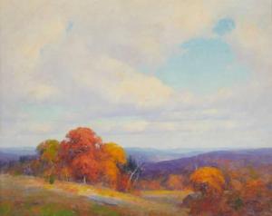 COCHRAN Allen Dean 1888-1971,Autumn Landscape near Woodstock,John Moran Auctioneers US 2021-11-17